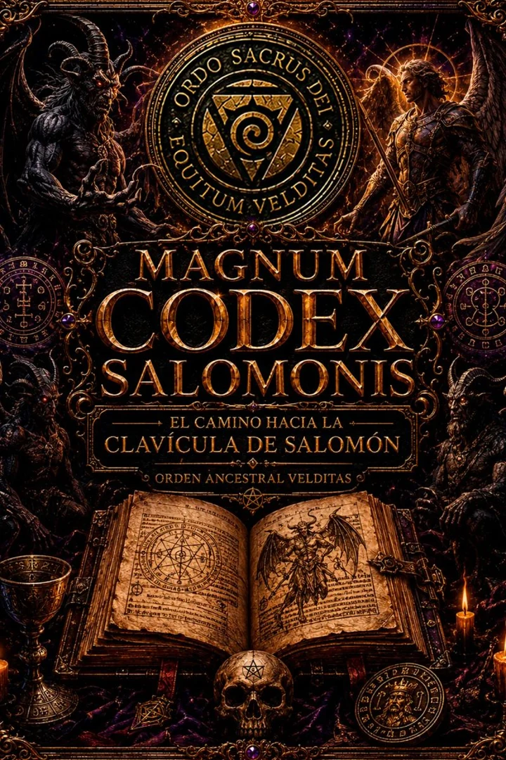 Portada de MAGNUM CODEX SALOMONIS, de ORDEN ANCESTRAL VELDITAS