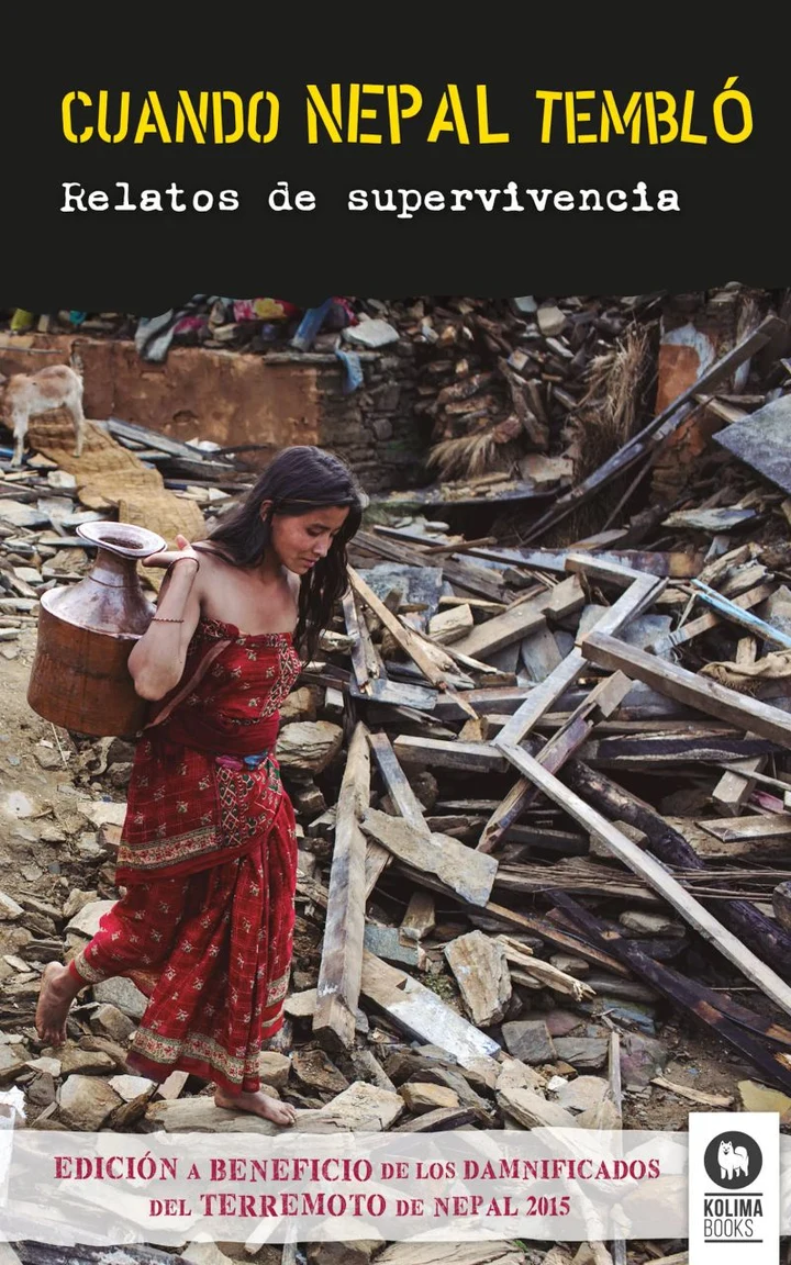 Portada de Cuando Nepal tembló, de Varios autores