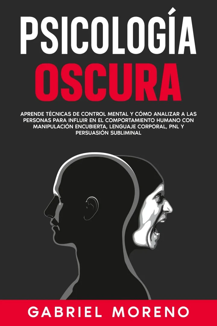 Portada de Psicología Oscura, de Gabriel Moreno
