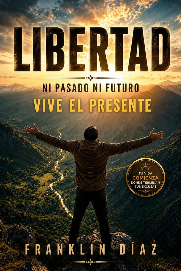 Portada de LIBERTAD Ni pasado ni futuro VIVE EL PRESENTE, de Franklin Díaz