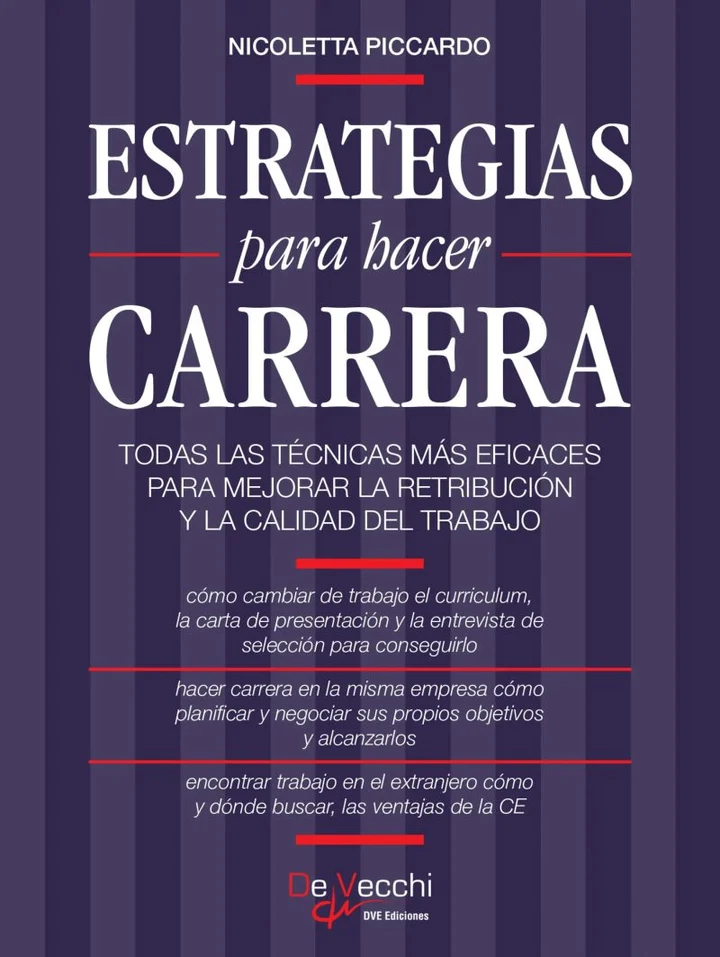 Portada de Estrategias para hacer carrera, de Nicoletta Piccardo