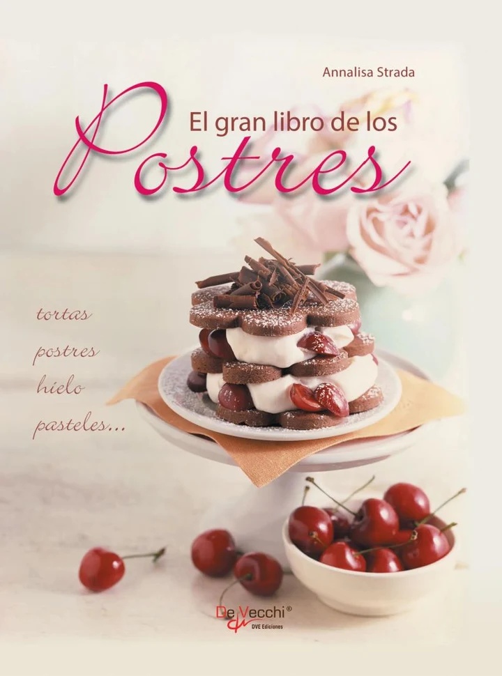 Portada de El gran libro de los postres, de Annalisa Strada