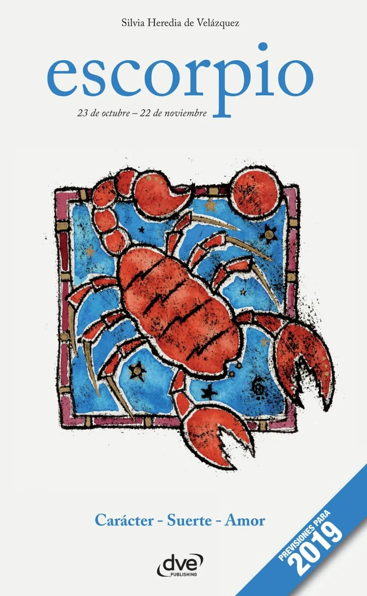 Portada de Escorpio, de Silvia Heredia de Velázquez