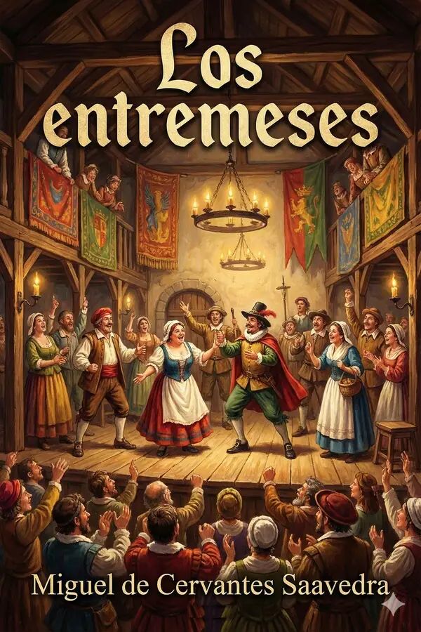 Portada de Los entremeses, de Miguel de Cervantes Saavedra