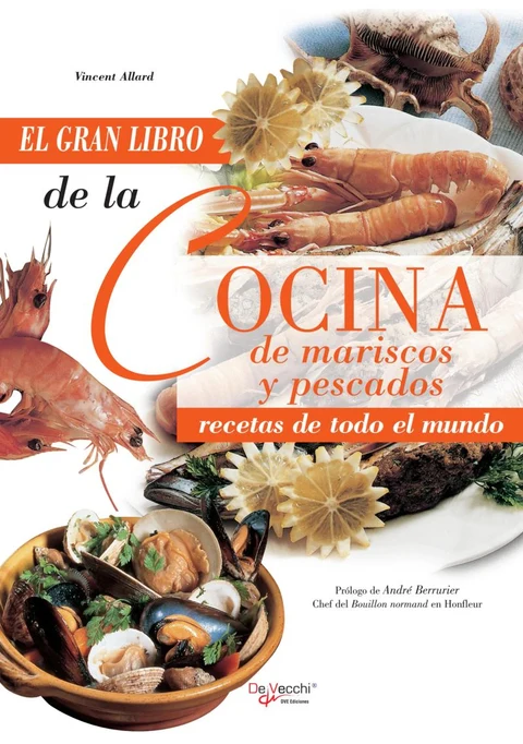 Portada de El gran libro de la cocina de mariscos y pescados