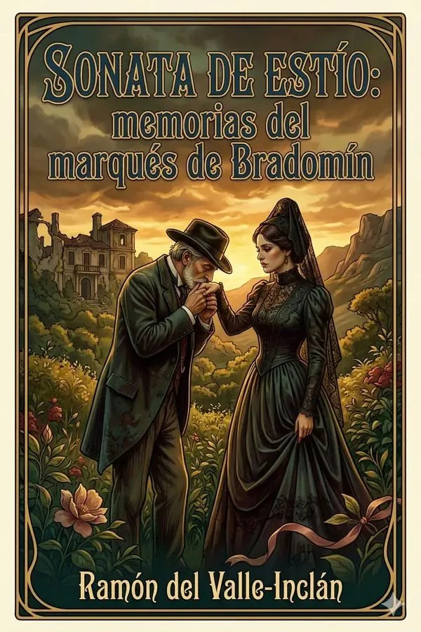 Portada de Sonata de estío: memorias del marqués de Bradomín, de Ramón del Valle-Inclán