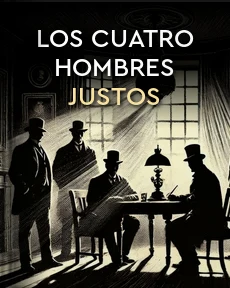 Portada de Los cuatro hombres justos, de Wallace, Edgar