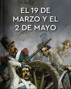 Portada de El 19 de marzo y el 2 de mayo, de Benito Pérez Galdós