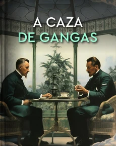 Portada de A caza de gangas, de Gutiérrez Gamero, Emilio