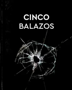 Portada de Cinco balazos, de Gómez Ortiz, Hernán