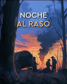 Portada de Noche al raso, de Roa Bárcena, José María
