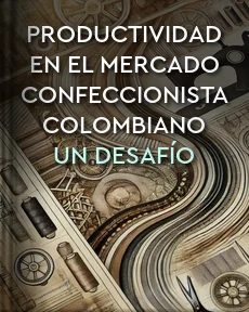 Portada de Productividad en el mercado confeccionista colombiano. Un desafío, de Posada S., Constanza