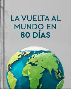 Portada de La Vuelta al Mundo en 80 Días
