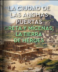 Portada de La ciudad de las anchas puertas: Creta y Micenas, la tierra de héroes