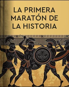 Portada de La primera Maratón de la historia: las Guerras Médicas, Oriente frente a Occidente, de Espinel Souares, Anastassia
