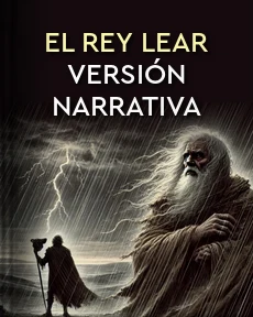 Portada de El Rey Lear. Versión narrativa