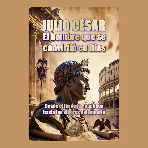 Portada de JULIO CÉSAR. El hombre que se convirtió en dios: Desde el fin de la República hasta los albores del Imperio