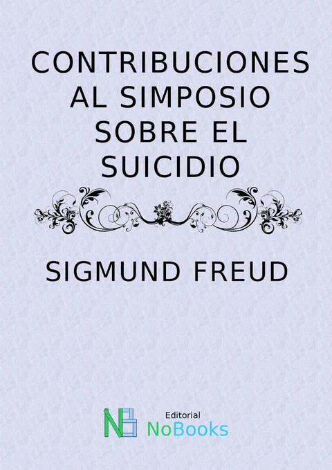 Portada de Contribuciones al simposio sobre el suicidio