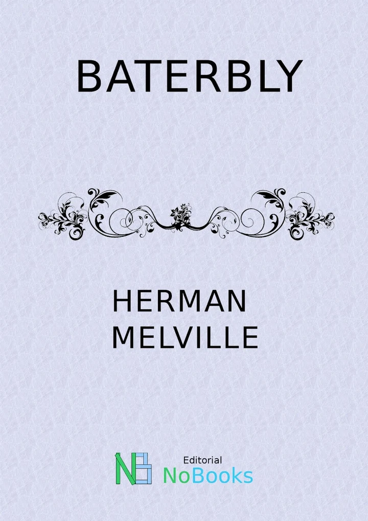 Portada de Baterbly, de Herman Melville