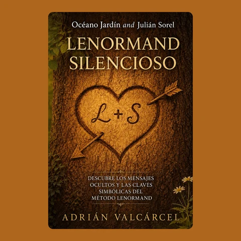 Portada de Océano Jardín and Julián Sorel and LENORMAND SILENCIOSO: Descubre los mensajes ocultos y las claves simbólicas del método Lenormand