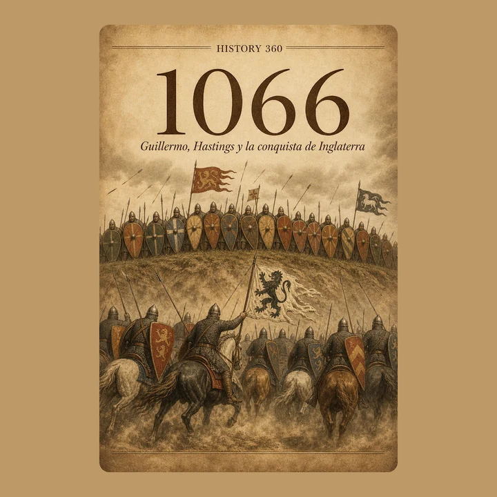 Portada de 1066. Guillermo, Hastings y la conquista de Inglaterra., de HISTORY 360