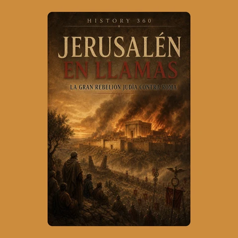 Portada de Jerusalén en llamas. La gran rebelión judía contra Roma.