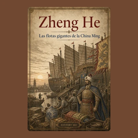 Portada de Zheng He. Las flotas gigantes de la China Ming.