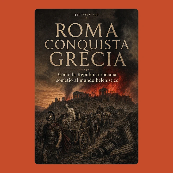 Portada de Roma conquista Grecia. Cómo la República romana sometió al mundo helenístico., de HISTORY 360