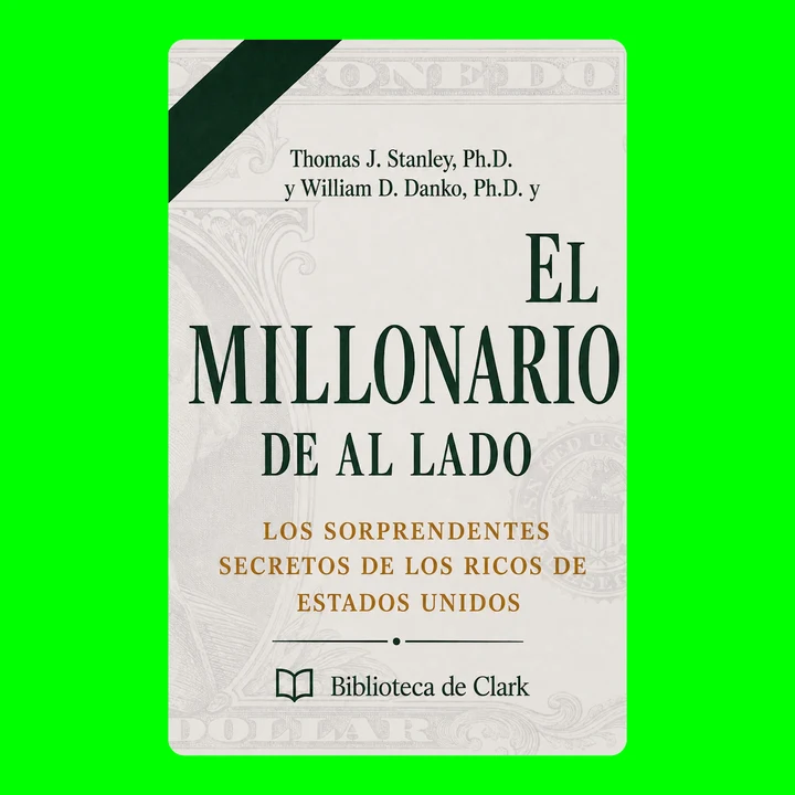Portada de Thomas J. Stanley, Ph.D. y William D. Danko , Ph.D. y El millonario de al lado: Los sorprendentes secretos de los ricos de Estados Unidos, de Biblioteca de Clark