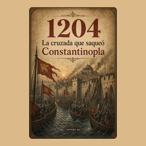 Portada de 1204. La cruzada que saqueó Constantinopla.