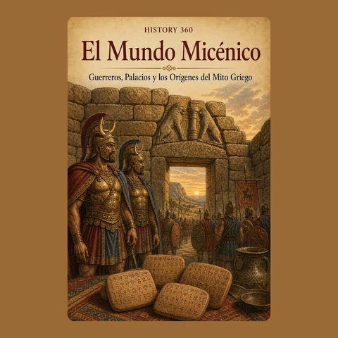 Portada de El Mundo Micénico. Guerreros, Palacios y los Orígenes del Mito Griego.