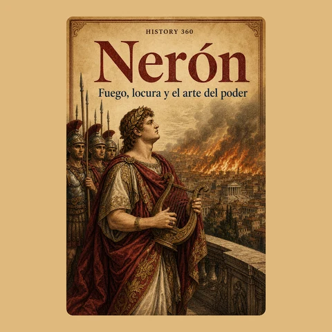 Portada de Nerón. Fuego, locura y el arte del poder.