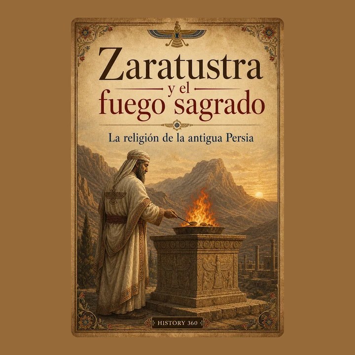 Portada de Zaratustra y el fuego sagrado. La religión de la antigua Persia., de HISTORY 360