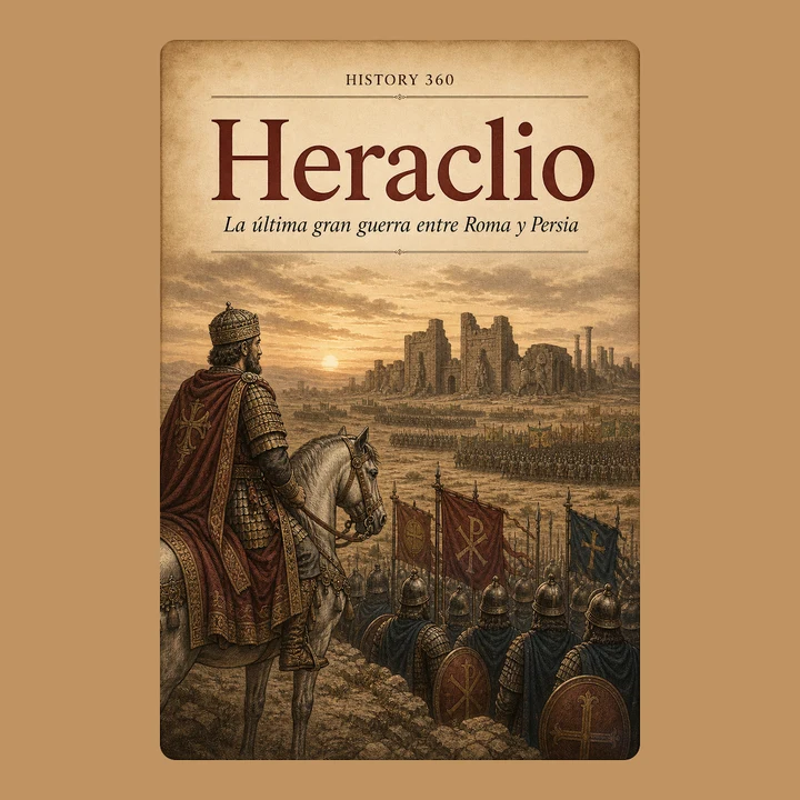 Portada de Heraclio. La última gran guerra entre Roma y Persia., de HISTORY 360