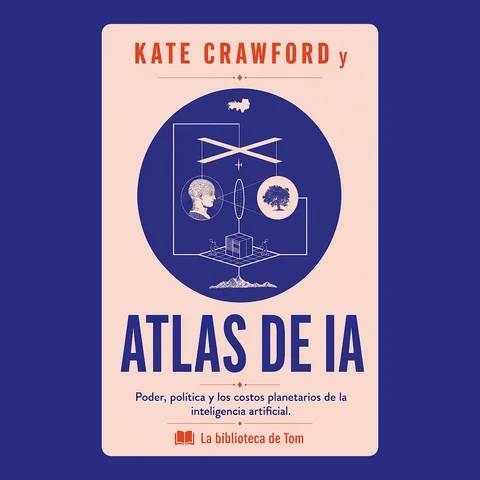 Portada de Kate Crawford y ATLAS DE IA: Poder, política y los costos planetarios de la inteligencia artificial.