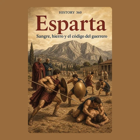 Portada de Esparta. Sangre, hierro y el código del guerrero.
