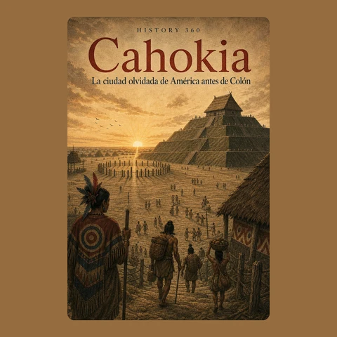 Portada de Cahokia. La ciudad olvidada de América antes de Colón.