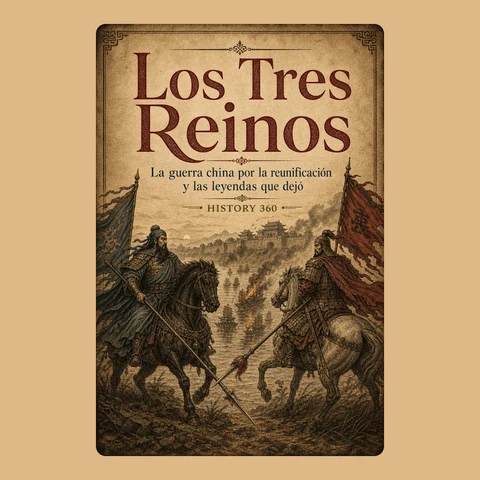 Portada de Los Tres Reinos. La guerra china por la reunificación y las leyendas que dejó.