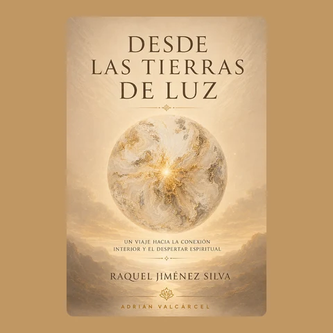 Portada de Raquel Jiménez Silva and Desde las tierras de luz: Un viaje hacia la conexión interior y el despertar espiritual