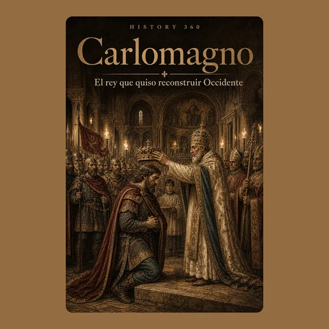Portada de Carlomagno. El rey que quiso reconstruir Occidente.