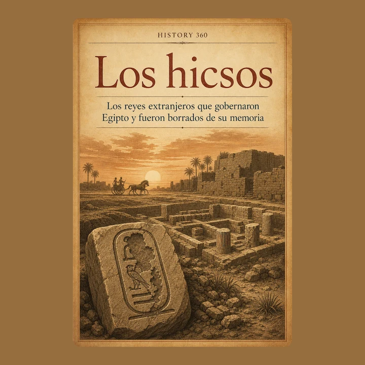 Portada de Los hicsos. Los reyes extranjeros que gobernaron Egipto y fueron borrados de su memoria., de HISTORY 360