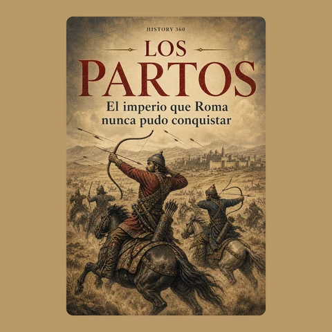 Portada de Los partos. El imperio que Roma nunca pudo conquistar.