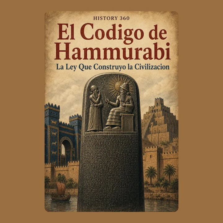 Portada de El Código de Hammurabi. La ley que construyó la civilización., de HISTORY 360