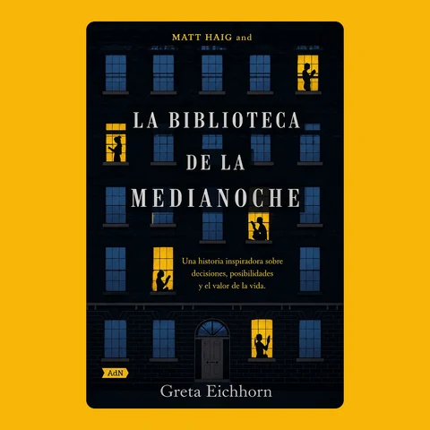 Portada de Matt Haig and La Biblioteca de la Medianoche: Una historia inspiradora sobre decisiones, posibilidades y el valor de la vida.