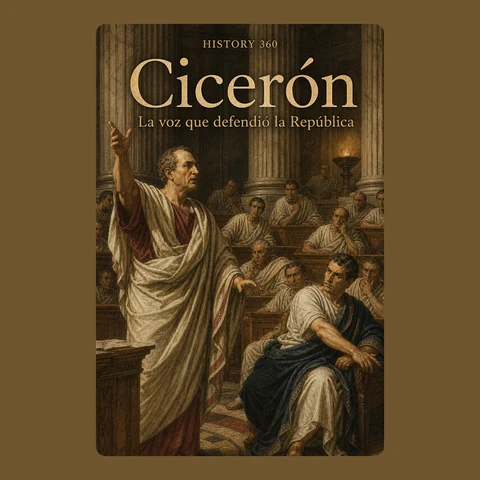 Portada de Cicerón. La voz que defendió la República.