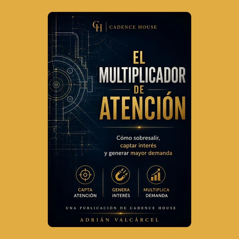 Portada de Cadence House and El multiplicador de la atención: Cómo sobresalir, captar interés y generar mayor demanda