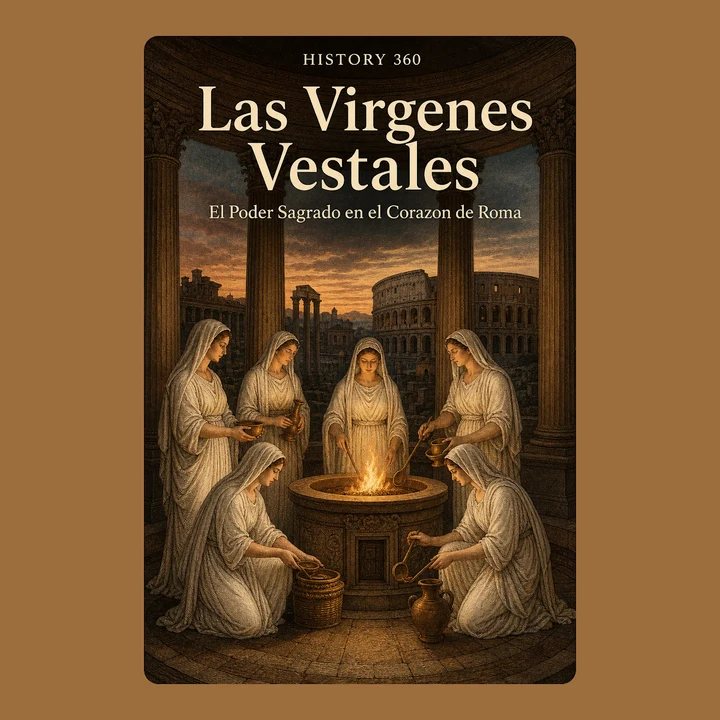 Portada de Las vestales. El poder sagrado en el corazón de Roma., de HISTORY 360