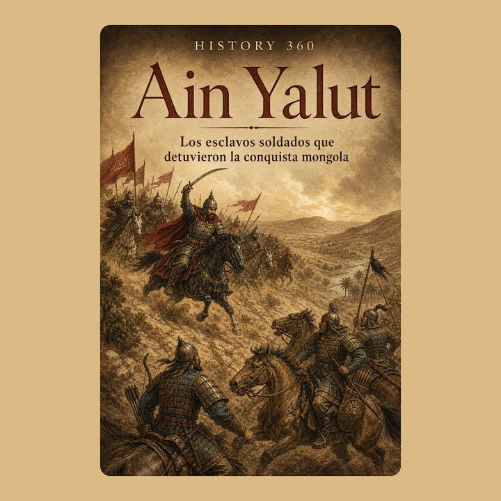 Portada de Ain Yalut. Los esclavos soldados que detuvieron la conquista mongola., de HISTORY 360