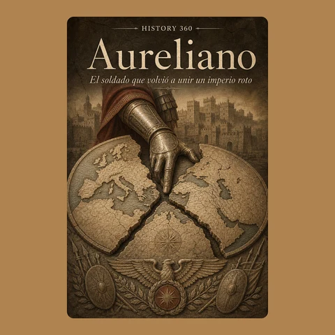 Portada de Aureliano. El soldado que volvió a unir un imperio roto.