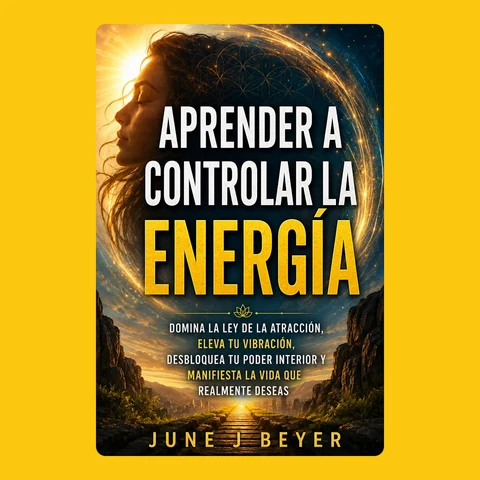 Portada de Aprender a controlar la energía: Domina la Ley de la Atracción, eleva tu vibración, desbloquea tu poder interior y manifiesta la vida que realmente deseas